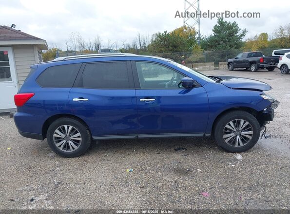 5N1DR2CM5LC606085 2020 NISSAN PATHFINDER Blue Rear interior view