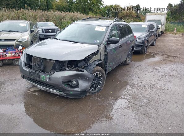 5N1DR2CMXLC619981 2020 NISSAN PATHFINDER Gray Vista tres cuartos delantera izquierda