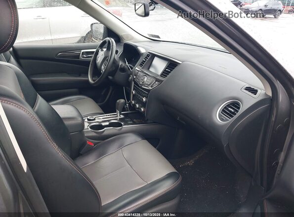 5N1DR2CMXLC619981 2020 NISSAN PATHFINDER Gray Vista interior delantera