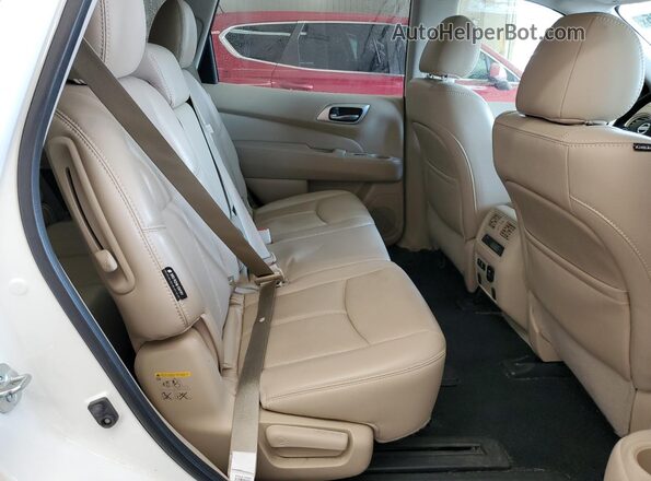 5N1DR2DM0LC649487 2020 NISSAN PATHFINDER White უკანა სალონის ხედი
