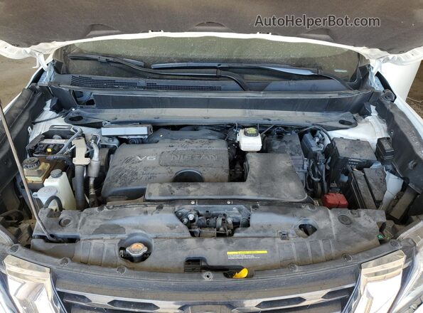 5N1DR2DM0LC649487 2020 NISSAN PATHFINDER White ძრავის განყოფილების ხედი