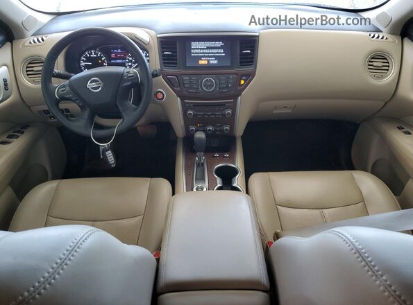 5N1DR2DM0LC649487 2020 NISSAN PATHFINDER White წინა პანელის ხედი