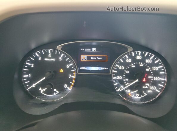 5N1DR2DM0LC649487 2020 NISSAN PATHFINDER White ხელსაწყოთა პანელის ხედი