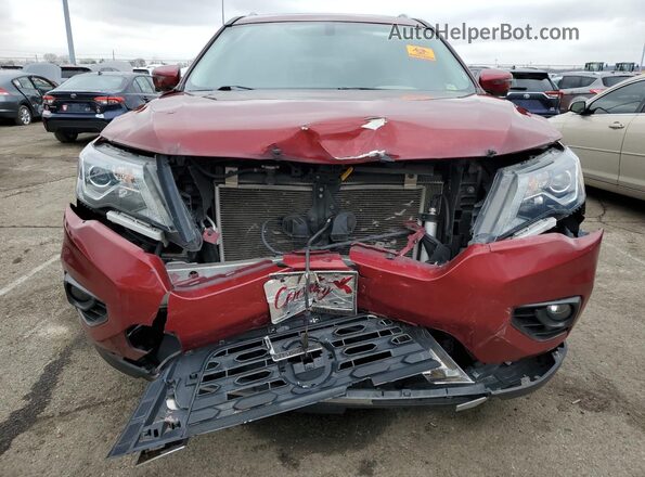 5N1DR2DM4LC585177 2020 NISSAN PATHFINDER Red Widok z przodu