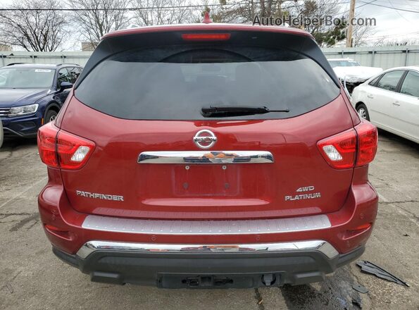 5N1DR2DM4LC585177 2020 NISSAN PATHFINDER Red Widok z tyłu