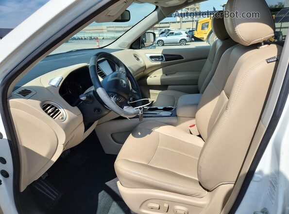 5N1DR2DN8LC593081 2020 NISSAN PATHFINDER White წინა სალონის ხედი