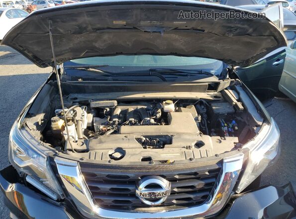 5N1DR2MM1KC591100 2019 NISSAN PATHFINDER Black ძრავის განყოფილების ხედი