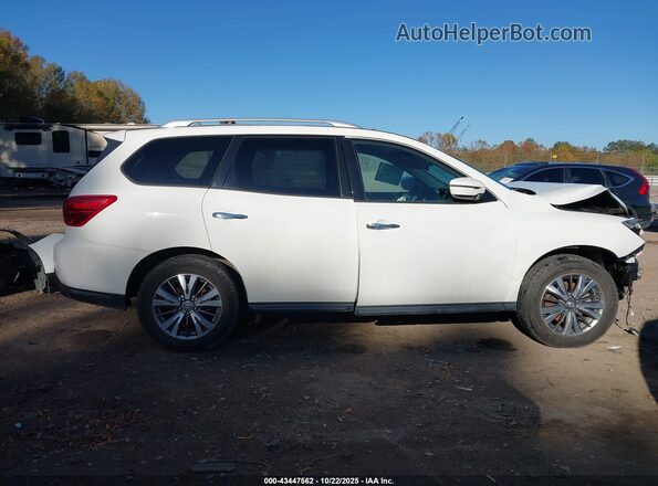 5N1DR2MM2JC655255 2018 NISSAN PATHFINDER White Vista interior trasera