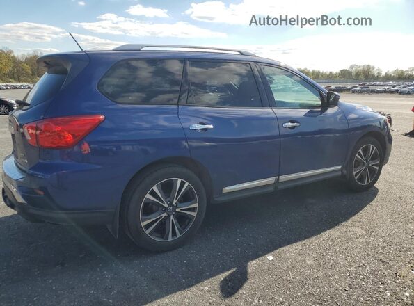 5N1DR2MM5HC611776 2017 NISSAN PATHFINDER Blue Trasero derecho