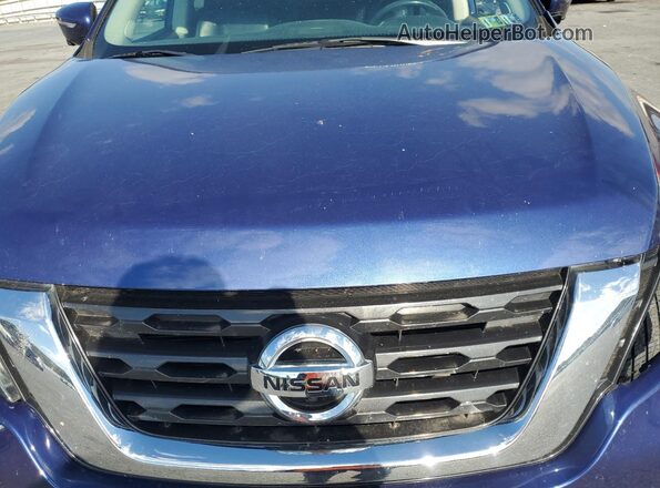 5N1DR2MM5HC611776 2017 NISSAN PATHFINDER Blue Vista del compartimento del motor