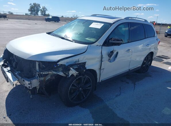 5N1DR2MM6HC903744 2017 NISSAN PATHFINDER White Առջևի ձախ երեք քառորդ տեսարան