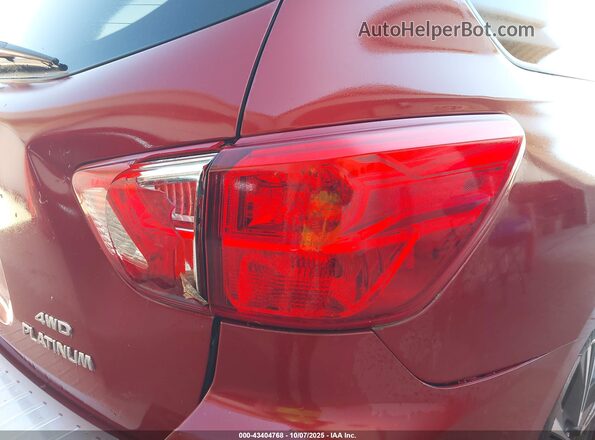 5N1DR2MM7JC652061 2018 NISSAN PATHFINDER Red Vista frontal