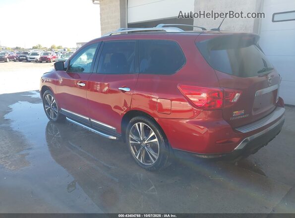 5N1DR2MM7JC652061 2018 NISSAN PATHFINDER Red Trasero izquierdo