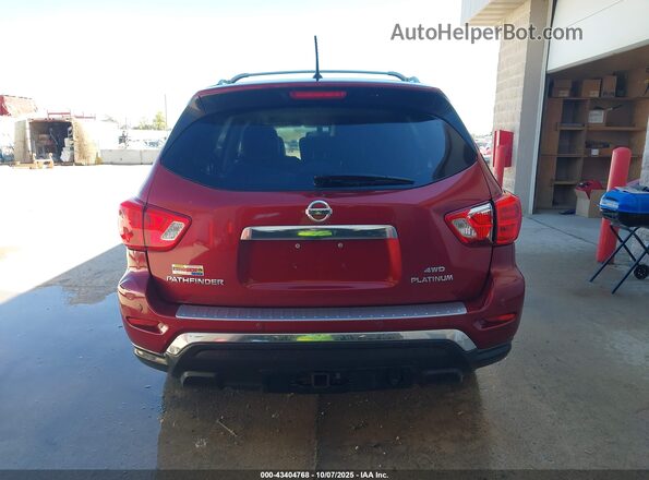 5N1DR2MM7JC652061 2018 NISSAN PATHFINDER Red 