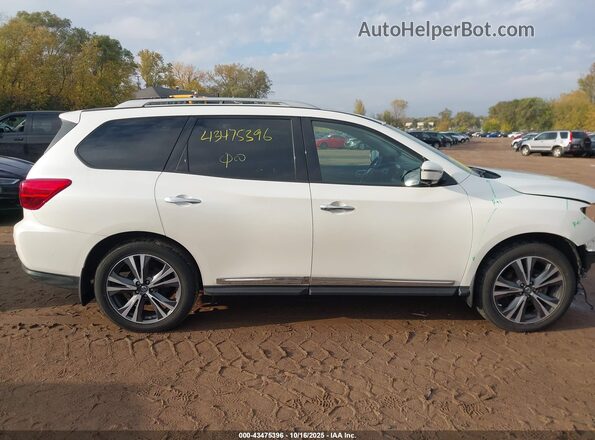 5N1DR2MM7JC666476 2018 NISSAN PATHFINDER White Սալոնի հետևի տեսք