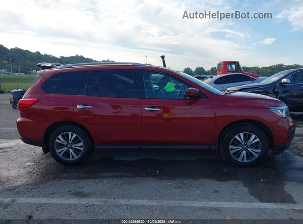 5N1DR2MM9HC911790 2017 NISSAN PATHFINDER Red Սալոնի հետևի տեսք