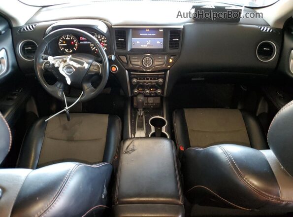 5N1DR2MN0KC635290 2019 NISSAN PATHFINDER Red Dashboard view