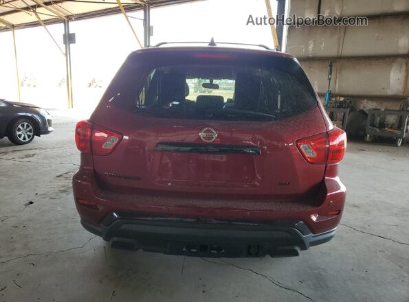 5N1DR2MN0KC635290 2019 NISSAN PATHFINDER Red Rear view