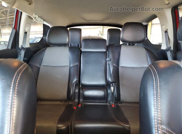 5N1DR2MN0KC635290 2019 NISSAN PATHFINDER Red Rear seats view