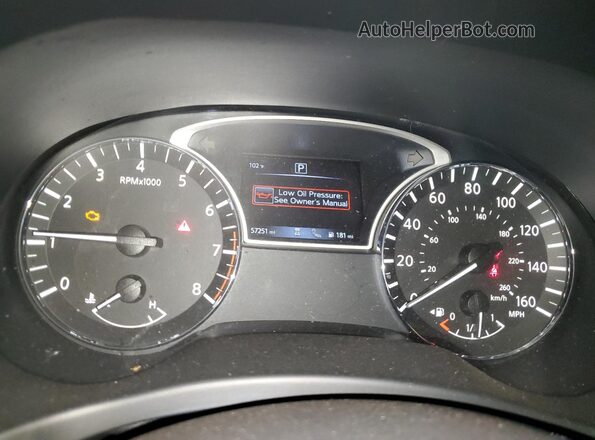 5N1DR2MN0KC635290 2019 NISSAN PATHFINDER Red Instrument cluster view