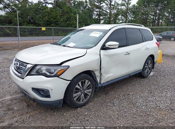 5N1DR2MN2HC628298 2017 NISSAN PATHFINDER White Առջևի ձախ երեք քառորդ տեսարան