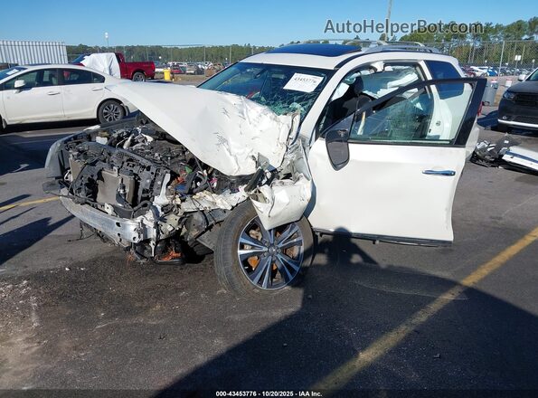 5N1DR2MN2JC619879 2018 NISSAN PATHFINDER White წინა მარცხენა ხედი სამი მეოთხედიდან