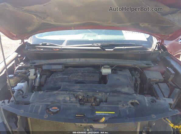 5N1DR2MN7KC588226 2019 NISSAN PATHFINDER Красный Вид сзади
