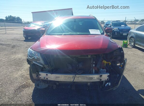 5N1DR2MN7KC588226 2019 NISSAN PATHFINDER Красный Вид задней части салона