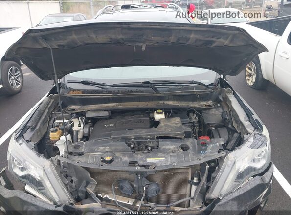 5N1DR2MNXHC641011 2017 NISSAN PATHFINDER Black უკანა ხედი
