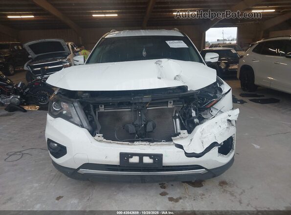 5N1DR2MNXKC632803 2019 NISSAN PATHFINDER White Вид щитка приладів