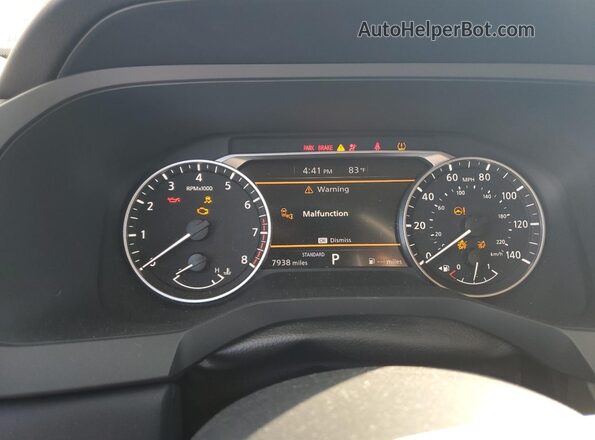 5N1DR3AA6SC226038 2025 NISSAN PATHFINDER Черный Вид щитка приборов
