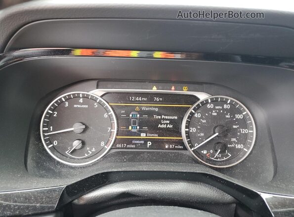5N1DR3BA2SC264302 2025 NISSAN PATHFINDER Gray Instrument cluster view