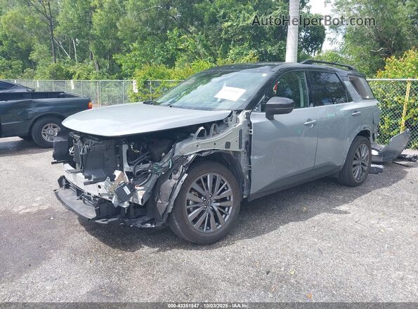 5N1DR3CB1RC230076 2024 NISSAN PATHFINDER Серый Передняя левая четверть