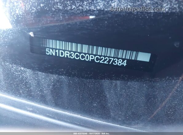 5N1DR3CC0PC227384 2023 NISSAN PATHFINDER Gray 