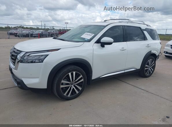 5N1DR3DG6SC201723 2025 NISSAN PATHFINDER White Առջևի ձախ երեք քառորդ տեսարան