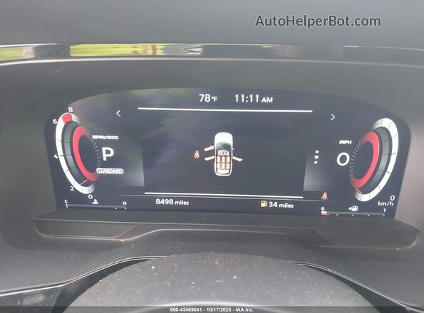 5N1DR3DG6SC201723 2025 NISSAN PATHFINDER White Հետևի նստատեղերի տեսք