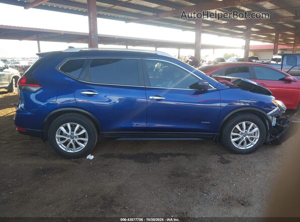 5N1ET2MT2JC849748 2018 NISSAN ROGUE HYBRID Синий 