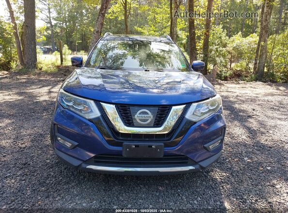 5N1ET2MT7HC807148 2017 NISSAN ROGUE HYBRID Blue Вид спереду