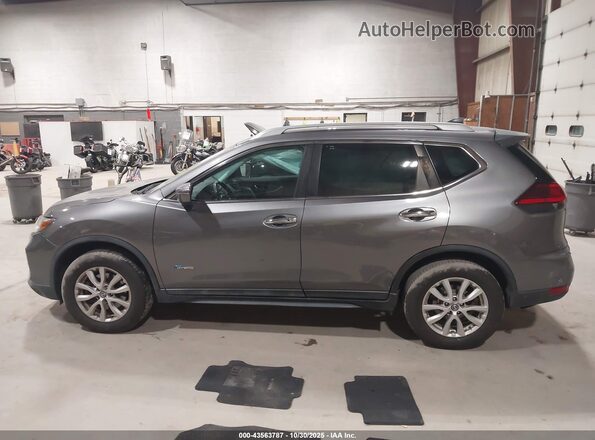 5N1ET2MVXHC829856 2017 NISSAN ROGUE HYBRID Gray Панорамний вид салону 360°