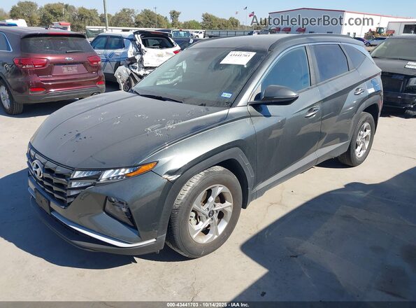5NMJB3AE0NH115876 2022 HYUNDAI TUCSON Gray Առջևի ձախ երեք քառորդ տեսարան