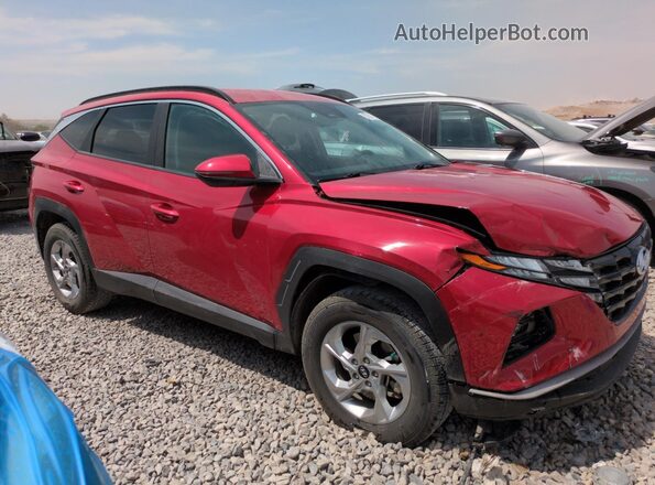 5NMJBCAE7NH057989 2022 HYUNDAI TUCSON Красный Передняя правая четверть