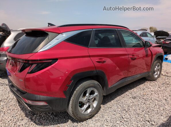 5NMJBCAE7NH057989 2022 HYUNDAI TUCSON Красный Задняя правая четверть