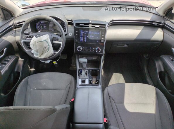 5NMJBCAE7NH057989 2022 HYUNDAI TUCSON Красный Вид панели приборов