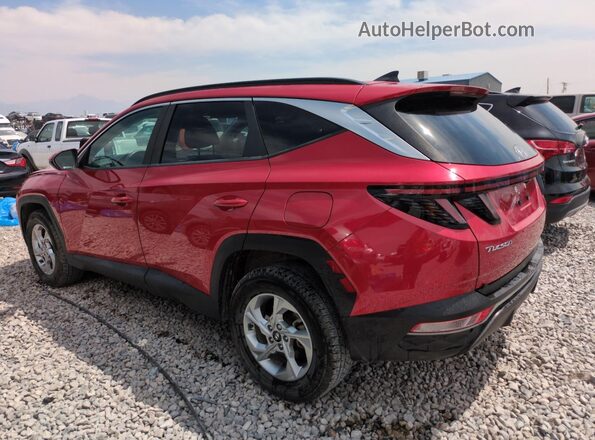5NMJBCAE7NH057989 2022 HYUNDAI TUCSON Красный Задняя левая четверть