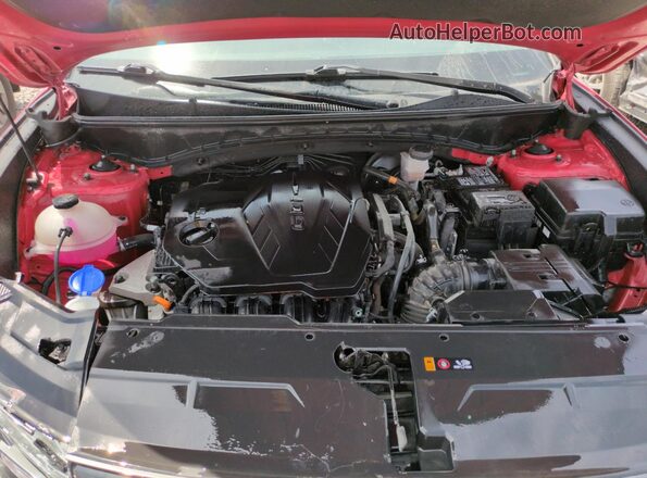 5NMJBCAE7NH057989 2022 HYUNDAI TUCSON Красный Вид задней части салона
