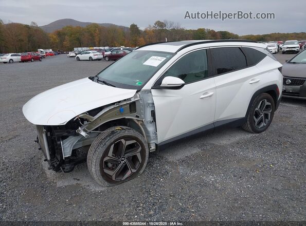 5NMJC3AE7NH120652 2022 HYUNDAI TUCSON White Передня ліва чверть