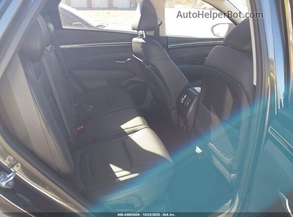 5NMJC3AE8NH091209 2022 HYUNDAI TUCSON Black VIN კოდის სტიკერის ხედი