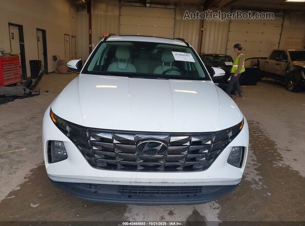 5NMJCCAE6NH027153 2022 HYUNDAI TUCSON White Widok zestawu wskaźników
