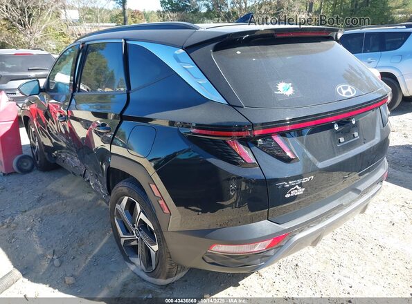 5NMJE3AE7NH028614 2022 HYUNDAI TUCSON Черный Задняя левая четверть