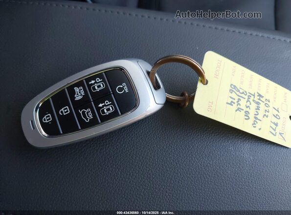 5NMJE3AE7NH028614 2022 HYUNDAI TUCSON Черный Вид панели приборов